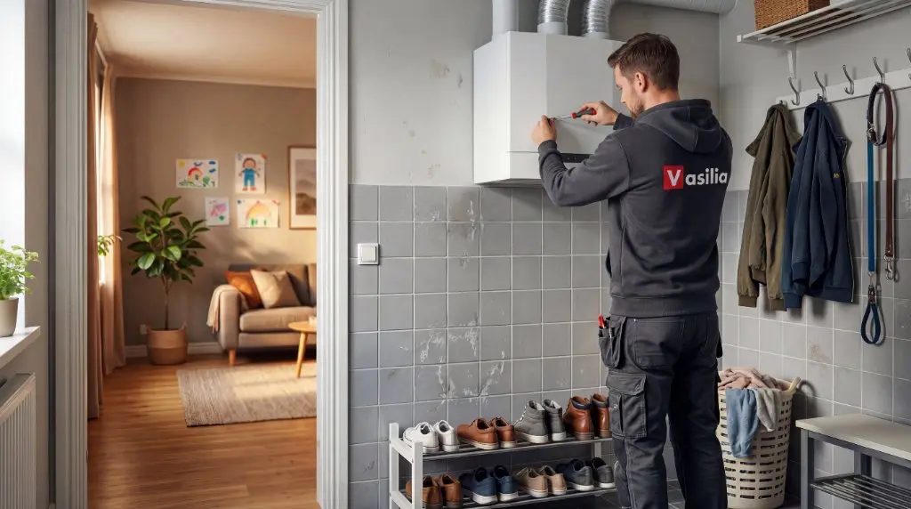 Moderni ilmanvaihtokone lämmöntalteenotolla - energiatehokas ilmanvaihto pientaloihin